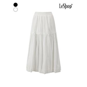 [르샵]리본 레이스 밴딩 스커트 (BQ3SK005A)