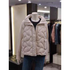 [트리아나]MARIO소고 AL4FA07 니트배색 오리패딩점퍼