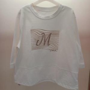 Latium HC06 팔뚝품편한 밑단 스트링 셔츠 배색 7부반팔 데일리 티셔츠 T2621ts13I