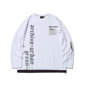 남성 레이어드롱슬리브티셔츠 ITW3TR02AWH (화이트)