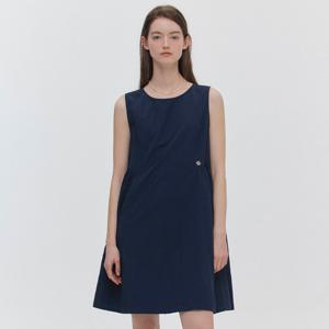 [마리끌레르] [정가79,000원] 바스락 슬리브리스 미디 원피스(MAGBOP01MNY)