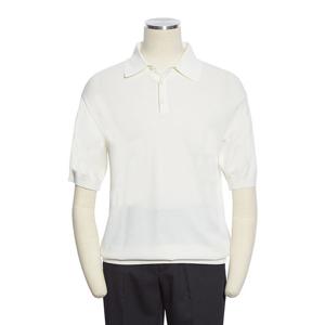 [레노마캐주얼]26 SS시즌 남성 데일리 면 니트 카라 티셔츠(화이트) RQFMKT65B