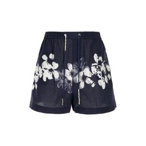 26SS ICEBERG 프린트 linen blend 숏츠 D0613636S6Y3 TP573764491