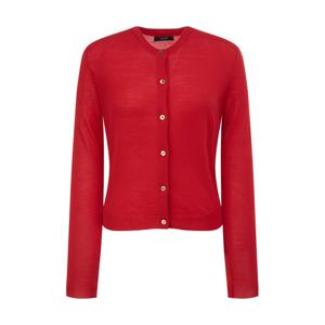 질스튜어트 뉴욕 여성 26SS 레드 단색 울 가디건 JSSW6B160R2