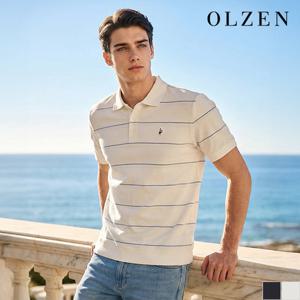 [올젠] 캐주얼 카라 티셔츠 (ZME2TT1306)