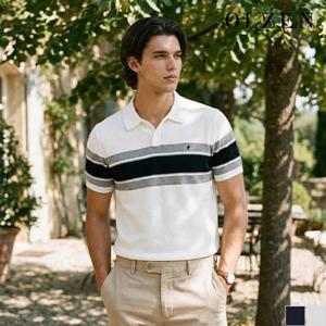 [올젠] 컬러블록 카라 니트 (ZPE2ET1804)