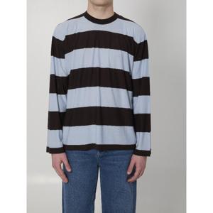 보테가베네타 스트라이프 캐시미어 오버사이즈 스웨터 861285 V