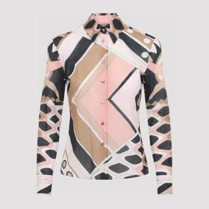 에밀리오푸치 지오메트릭 실크 트윌 셔츠 6HRJ266H840 015