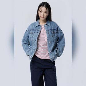 [베네통]아이스크림 데님 점퍼BAJP91631