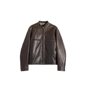 르메르 박시 핏 바이커 재킷 OW1210LL0176