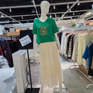 밀스튜디오 DP02 밑단스트링 영문레터링포인트브이넥티 LS4TSV102