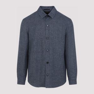 에르메네질도제냐 캐시미어 리넨 실크 블렌드 셔츠 UHV75A3SOT5