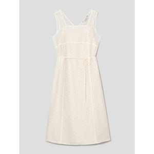 (356371WC30) [에잇세컨즈] 패턴 레이어드 롱원피스  아이보리