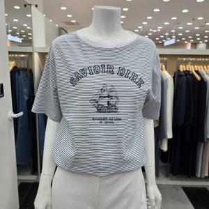 [KL]KMWTSQE300 세이비어스트라이프티셔츠_DJ