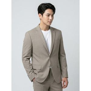 [BY파크랜드][오스틴리드]베이지 면혼방 셋업자켓-A1BB2411044B