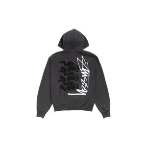 스투시 스케이트 스택 집 후드 피그먼트 다이드 페이디드 블랙 1975178