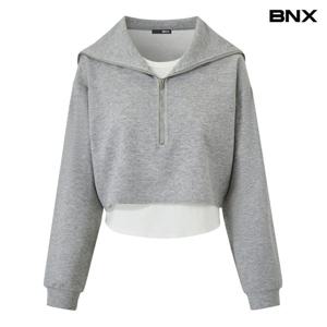 [BNX]데일리 후드 레이어드 긴팔 티셔츠 (BY1TS013L0)