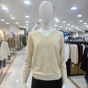 [앤클라인]브이넥니트AX4I1KT9040-12_DG