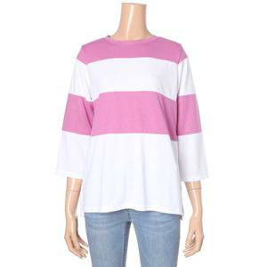 [뱅뱅]여성 스트라이프 7부 티셔츠 (NTL115)