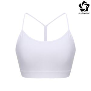 뮬라웨어 여성 컴피 업 숏 브라탑 AWNEBR305-WH-YDP