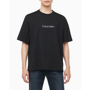 [캘빈클라인 진]남성 CK 릴렉스핏 스탠다드 라운드넥 반팔티 블랙 40HM228 (40HM228-UB1)