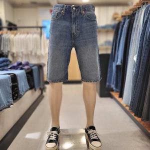 리바이스 469 루즈핏 데님 청 반바지 39434-0141