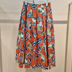 라티움 HC34 허리반밴딩핀턴주름A라인플레어 롱스커트 T2613sk10