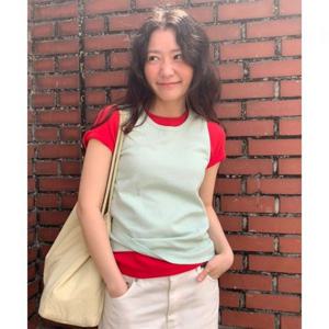 벤시몽 BASIC RIBBED SLEEVELESS - MINT BREEZE 422554