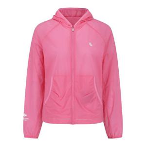 파리게이츠골프자켓 NQC 521E2JP501_PK 여성 로고 솔리드 시어 점퍼