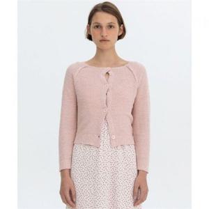 벤시몽 BOUCLE KNIT CARDIGAN - PINK 423729
