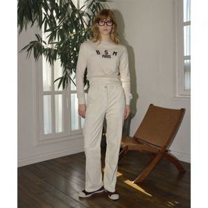 벤시몽 SEMI-WIDE CORDUR오와이 PANTS - CREAM 423768