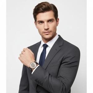 엠포리오 아르마니 공식 아르마니 AR60007 루이지 오토매틱 스켈레톤 남성 가죽시계