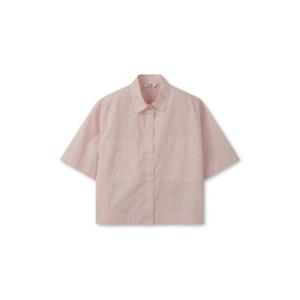 탑텐 TOPTEN 여성 포플린 셔츠 반팔_MSG2WC2203 MSG2WC2203 404748