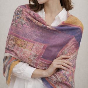 [조순희]울블랜드 빅 스카프 (FIWF465)