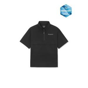 M 디스커버리키즈자켓 BQK DKTR77053-BKS 키즈 프레시벤트 경량 우븐 하이넥 트레이닝 반팔 아노락