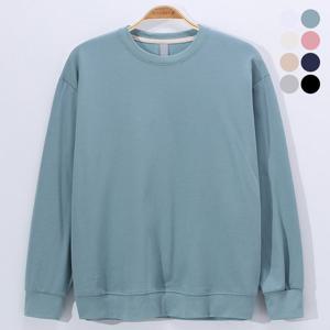 [후앙스] 데일리 무지 루즈핏 맨투맨 티셔츠 EYRT9494