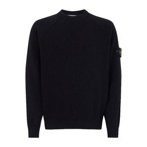 스톤아일랜드 슬리브 배지 패치 코튼 크루넥 스웨터 S155100020