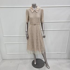 [미니멈]MZBGWO4940BE2플라워 레이스카라 원피스_JK