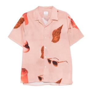 폴스미스 올오버 프린트 캠프 칼라 반팔 셔츠 M2R695U V2265316