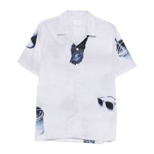 폴스미스 올오버 프린트 캠프 칼라 반팔 셔츠 M2R695U V2265374