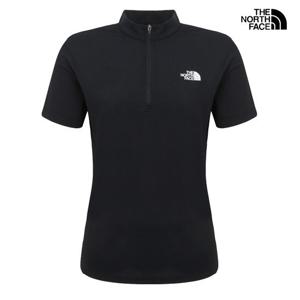 NT7KS30A 레귤러핏 반팔티 여성 아이스 플렉스 하프집 스탠드넥 집티