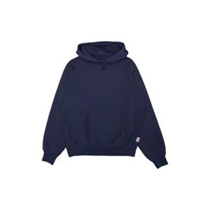 스투시 플리스 래글런 후드 네이비 118572