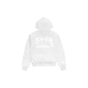 스투시 박스 크라운 집 후드 애쉬 헤더 1975186