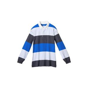 Uniqlo유니클로 x JW 앤더슨 오버사이즈 러거 스트라이프 폴로 셔츠 블루   KR 477796-64
