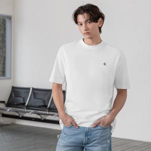 [캘빈클라인][공식] 릴렉스핏 아카이브 로고 반팔 티셔츠 40HM229 YAA