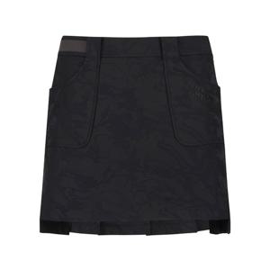 [마스터바니] 여성 섀도우 마블 패턴 큐롯 스커트 421F2PC309_BK