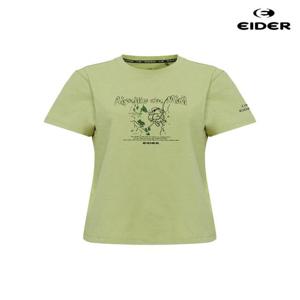 아이더 (DWM26234_K1) 여성 HERITAGE (헤리티지) 반팔 라운드 티셔츠