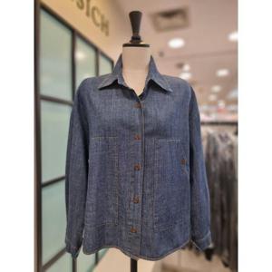 안지크 세이브존02 아웃포켓박스데님셔츠 AK1BL536