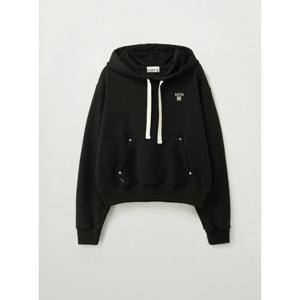 세터 W 로렌 스몰 로고 리벳 후드 티셔츠 B1 SA261WTH01 BLK0 NVY0 OML0 SBL0