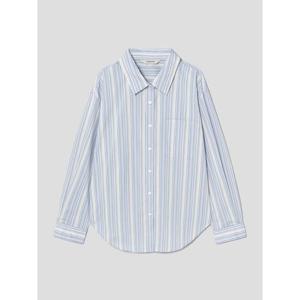 (356364WC6Q) [에잇세컨즈] 마린 스트라이프 셔츠 - 스카이 블루